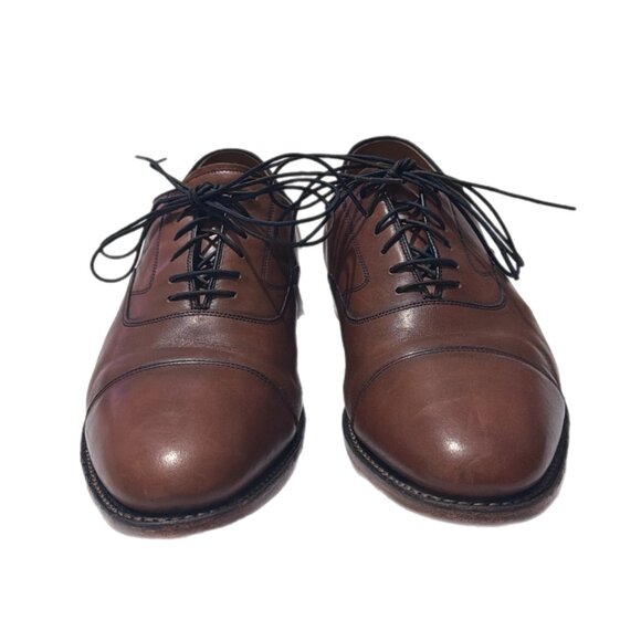 Johnston & Murphy Shoes Mens 12 Brown Leather Oxford Career Event Dandy Academia main image 14